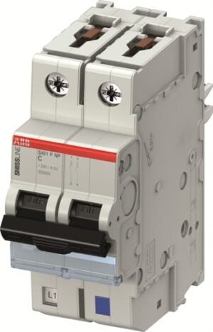 ABB Leitungsschutzschalter 16A C 2p (1p+N) S401M-C16NP – Bild 1
