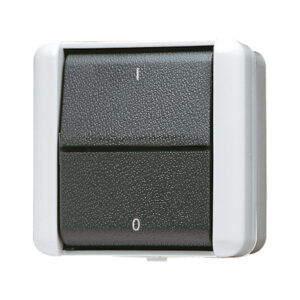 Jung Wippschalter Aus 2-pol. 802 W – Bild 1