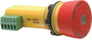 ABB Not-Halt-Taster für Einbau INCA 1 – Bild 1