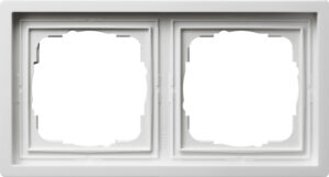 Gira Rahmen 2-fach Reinweiß glänzend 0212112 – Bild 1