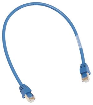 Hager ZZ45WAN150 Patch-Leitung 4kV mit 2xRJ45 Stecker für WAN-Anwendung, Farbe bla – Bild 1