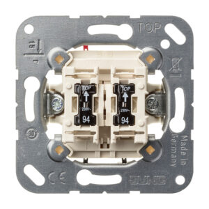 Jung Wippschalter Serie mit 2 Glimmlp. 505 U 5 – Bild 1