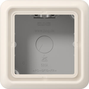 Jung AP-Kappe 1-fach weiß angeformter Rahmen CD 581 A W – Bild 1