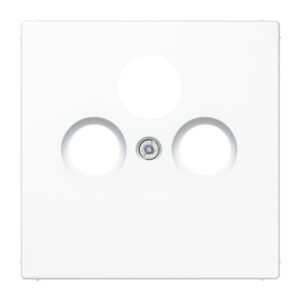 Jung Abdeckung alpinweiß für SAT-TV-Dose LS 990 SAT WW – Bild 1