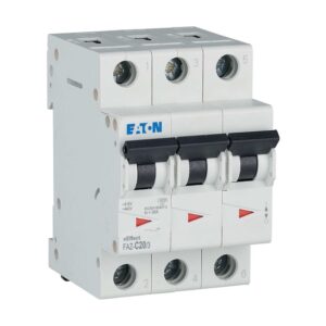 Eaton (Moeller) Leitungsschutzschalter C 20A, 3p FAZ-C20/3 – Bild 1