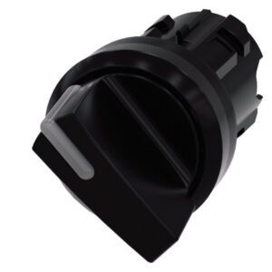 Siemens Knebelschalter beleuchtbar 22mm, rund, Kunstst. 3SU1002-2BC10-0AA0 – Bild 1