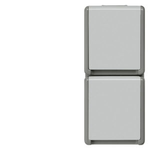 Siemens IP44 AP SCHUKO-Steckdose 2-fach senkrecht 5UB4723 – Bild 1