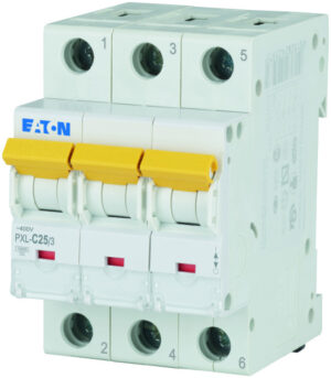 Eaton (Installation) LS-Schalter m.Beschrift. C 25A, 3p PXL-C25/3 – Bild 1