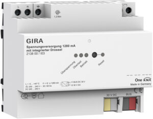 Gira KNX-Spannungsversorgung 1280mA Drossel REG 213800 – Bild 1