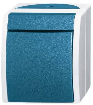 Busch-Jaeger Kreuzschalter AP 2601/7 W-53 – Bild 1