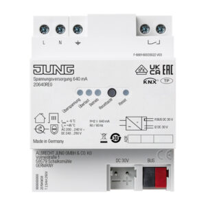 Jung Spannungsversorgung 640mA, KNX 20640 REG – Bild 1