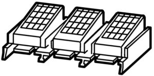 Eaton (Moeller) IP2X Fingerschutz für BG1 3p. NZM1-XIPK – Bild 1