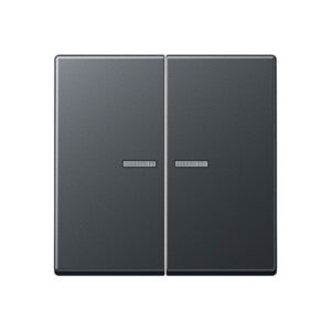 Jung Wippe 2-fach bel. anthrazit matt A 595 BF KO5 ANM – Bild 1