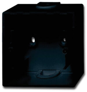 Busch-Jaeger Aufputz-Gehäuse 1-fach, schwarz matt 1701-885 – Bild 1