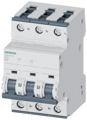 Siemens LS-Schalter B10A,3pol,T=70,10kA 5SY4310-6 – Bild 1