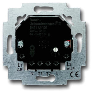 Busch-Jaeger Jalousiecontrol-Einsatz 2Schliesser 3A 690VA 6411 U-101 – Bild 1
