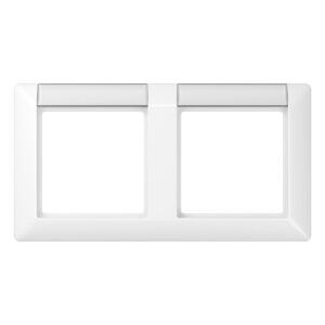 Jung Rahmen 2-fach alpinweiß waagerecht AS 5820 NA WW – Bild 1