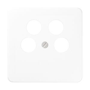 Jung Abdeckung alpinweiß für 4L-SAT-TV-Dose CD 561-4 SAT2 WW – Bild 1