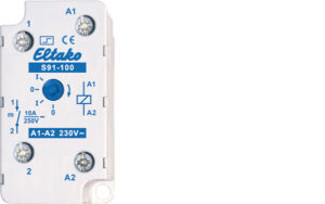 Eltako Stromstoßschalter für Einbau/Aufputz 1S 10A S91-100-230V – Bild 1