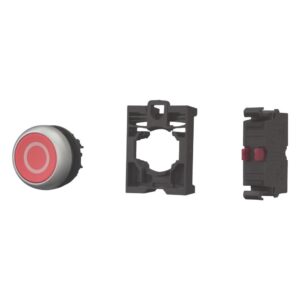 Eaton (Moeller) Drucktaster 1Ö,flach,rot,Front M22-D-R-X0/K01 – Bild 1