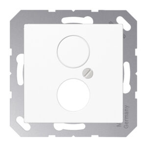 Jung Abdeckung alpinweiß für 2 Kleinst.Dosen A 562 WW – Bild 1