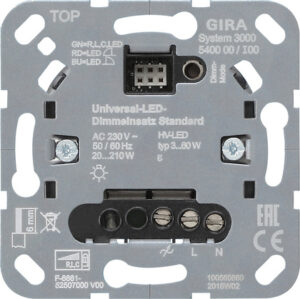 Gira Uni-LED-Dimmeinsatz standard 540000 – Bild 1