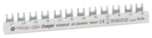 Hager KDS463AT Phasenschiene 12 Module 63A L1L2L3N-L1N-L2N-L3N-L1N QuickBusbar – Bild 1