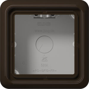 Jung AP-Kappe 1-fach braun angeformter Rahmen CD 581 A BR – Bild 1