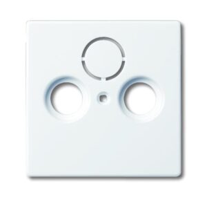 Busch-Jaeger Zentralscheibe schwarz für Antennendose 2Loch 1743-84 – Bild 1