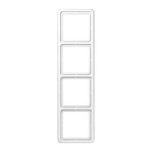 Jung Rahmen 4-fach alpinweiß waage/senkrecht CD 584 WW – Bild 1