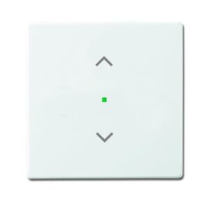 Busch-Jaeger Wippe 1-f Symbol Jalousie studioweiß 6232-10-84 – Bild 1