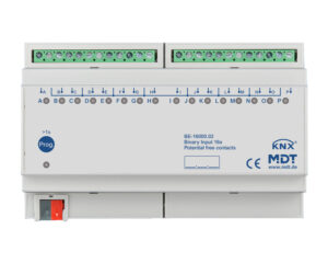 MDT technologies Binäreingang 16-fach 8TE REG, potentialfrei BE-16000.02 – Bild 1