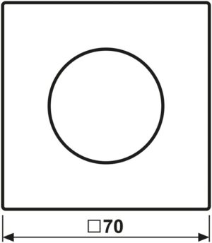 Jung Abdeckung mit Drehknopf Duroplast, Serie LS LS 1740 WW – Bild 1