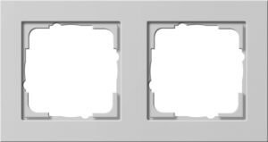 Gira Abdeckrahmen 2-fach E2 Grau 021237 – Bild 1