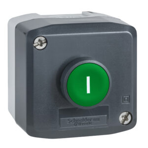 Schneider Electric Gehäuse mit Taster fl gn 1S (I) XALD102 – Bild 1