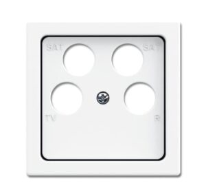 Busch-Jaeger Zentralscheibe studioweiß Abdeckung 1743/10-04-84 – Bild 1