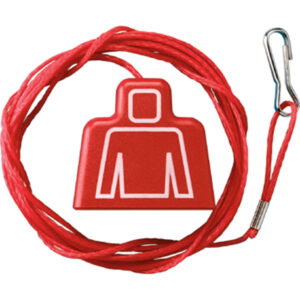 Jung Zugschnur rot 2m mit Karabinerhaken ZS-34 KO5S – Bild 1