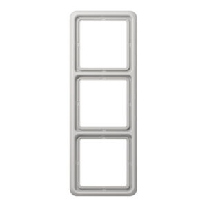 Jung Rahmen 3-fach lichtgrau waage/senkrecht CD 583 LG – Bild 1