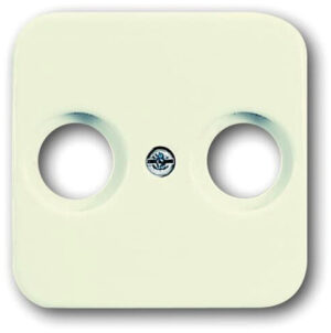 Busch-Jaeger Zentralscheibe weiß für Antennendose 2Loch 2531-212 – Bild 1