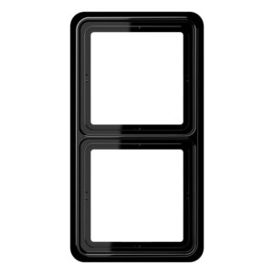 Jung Rahmen 2-fach schwarz waage/senkrecht CD 582 SW – Bild 1