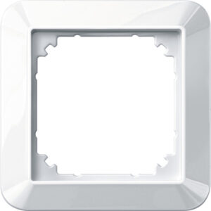 Merten Rahmen 1-fach polarweiß glänzend 389119 – Bild 1
