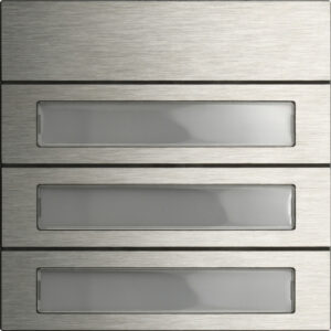 Gira Ruftastenmodul 3fach Edelstahl 5533920 – Bild 1