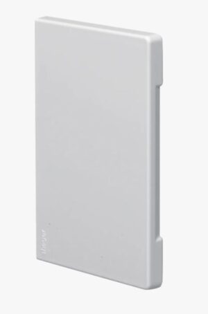 Hager BR8513069016 Endstück schnittkaschierend zu BR/A 85x130mm Oberteil 80mm hfr – Bild 1