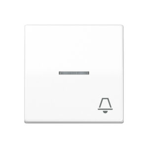 Jung Wippe Symbol KLINGEL alpinweiß für beleuchtb.Taster AS 591 KO5K WW – Bild 1