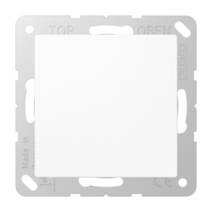 Jung Blind-Abdeckung alpinweiß kompl.mit Tragring A 594-0 WW – Bild 1