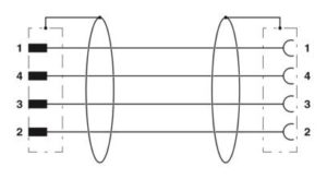 Phoenix Contact Sensor-/Aktor-Kabel 4-pol.RAL7021 3m SAC-4P-M 8M #1574603 – Bild 1