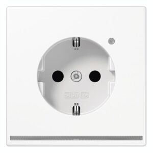 Jung SCHUKO-Steckdose 16A 250V LED-Orient.licht weiß LS 1520-O WW LNW – Bild 1