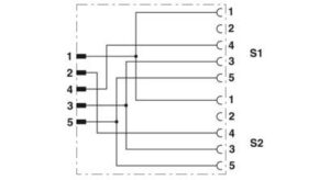 Phoenix Contact Y-Verteiler/Verbinder SAC-3P-M12Y2XM12FSPE – Bild 1
