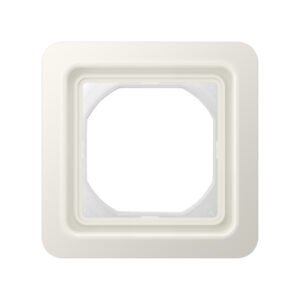 Jung Rahmen 1-fach weiß kompl.mit Flansch CD 681 WU W – Bild 1