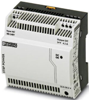 Phoenix Contact Stromversorgung Ausg. 24VDC/4.2A STEP-PS/1AC/24DC/4.2 – Bild 1